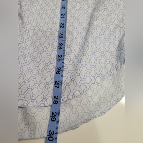 Robert Graham Men's Button-down Shirt Size Large in Blue Contrast Cuff - Picture 3 of 14